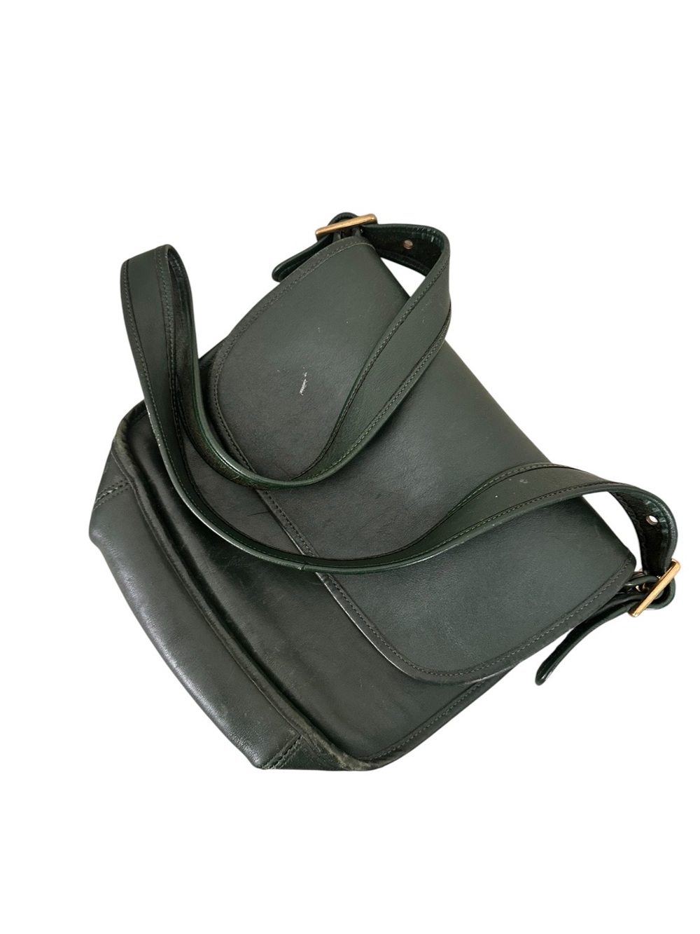 Vintage Bottle Green Patricia Crossbody Leather - Picture 16 of 16